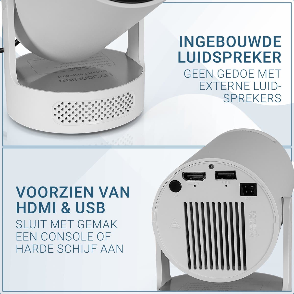 Blume BL300: 4K Mini Beamer met Android 14 en Ingebouwde Speaker thumbnail 6