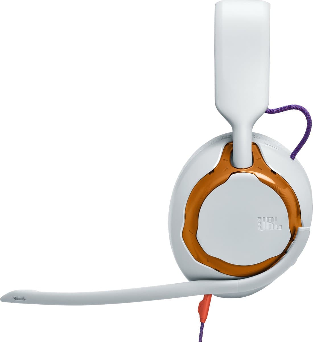 JBL Quantum 250 - Bedrade Gaming Headset - Over-ear Koptelefoon met Microfoon - 3.5 mm Jack - Voor PC, PlayStation, Xbox & Laptop - Licht Teal/Oranje thumbnail 3