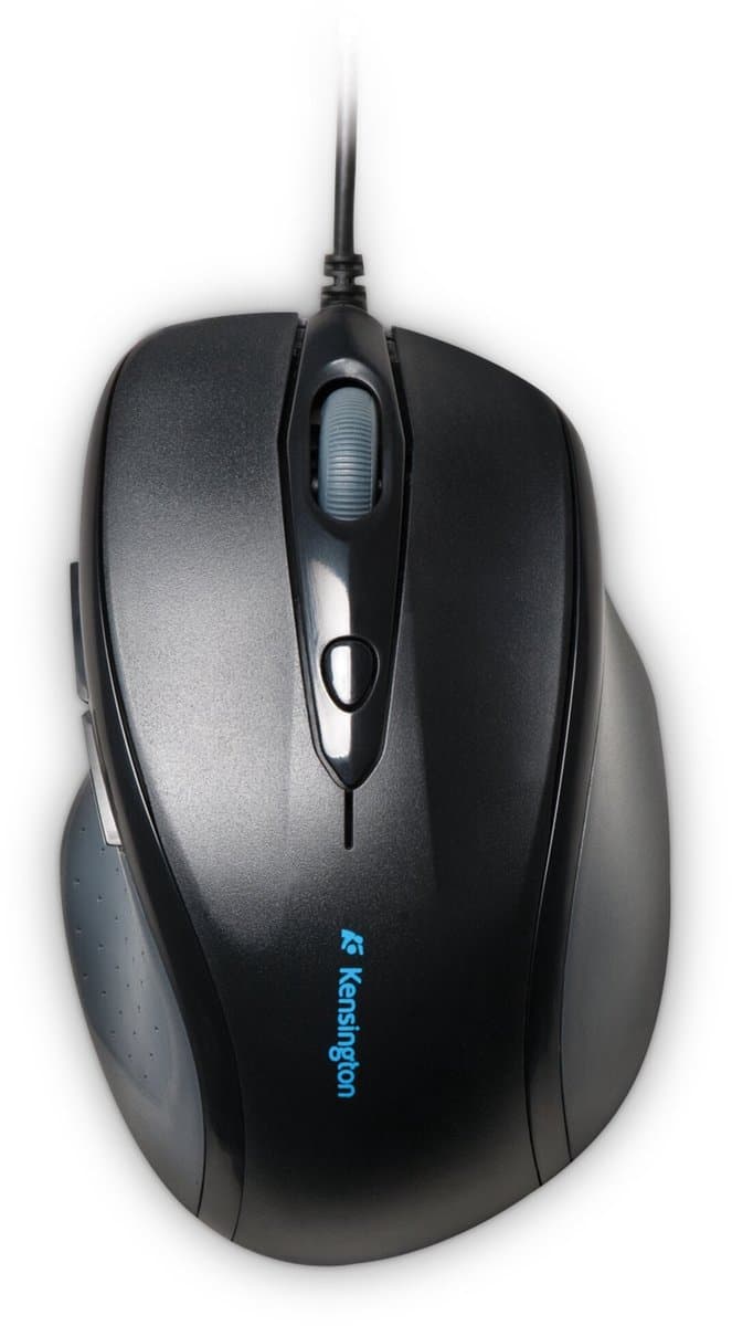 Kensington Pro Fit Bedrade USB Muis - Voor Rechtshandigen - Ergonomisch Ontwerp - Zwart thumbnail 3