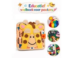 Productfoto van Montessori Vilt Busy Book Giraf