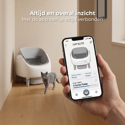 Productfoto van CatElite Ease Automatische Kattenbak - 15L - App & Sensoren