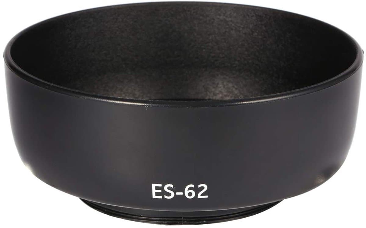 Allecto - Lens Hood - Voor Canon EF 50mm f/1.8 II - ES62 Bayonet Twist Lock - Bescherming tegen licht - Verbeterde beeldkwaliteit - Professioneel e.. thumbnail 2