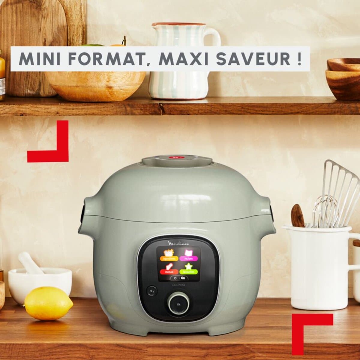 Moulinex Cookeo Mini Eco CE88E310 Slimme Multicooker 3L 6 Programma's Eco-Design thumbnail 7