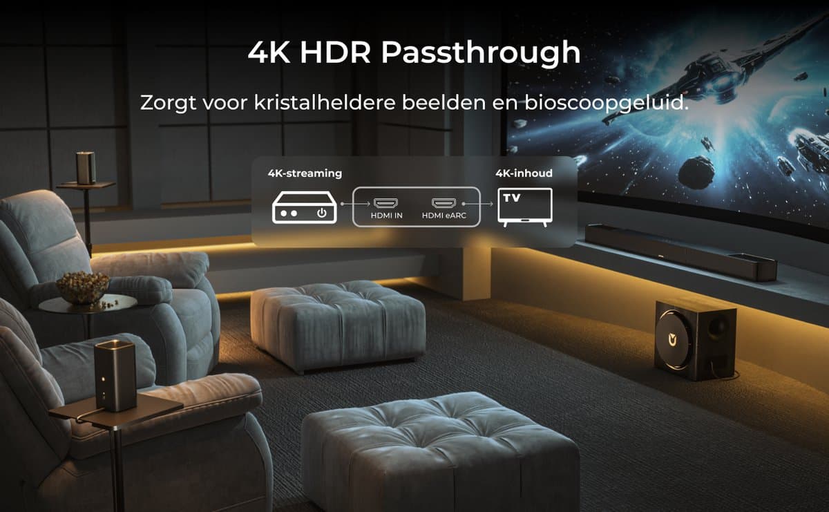ULTIMEA Skywave 5.1.4 Soundbar met Dolby Atmos thumbnail 2