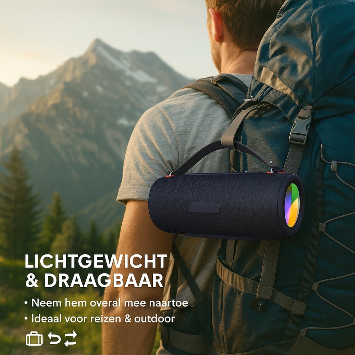 SyncGear 30W Bluetooth Speaker RGB IPX6 Waterdicht thumbnail 8