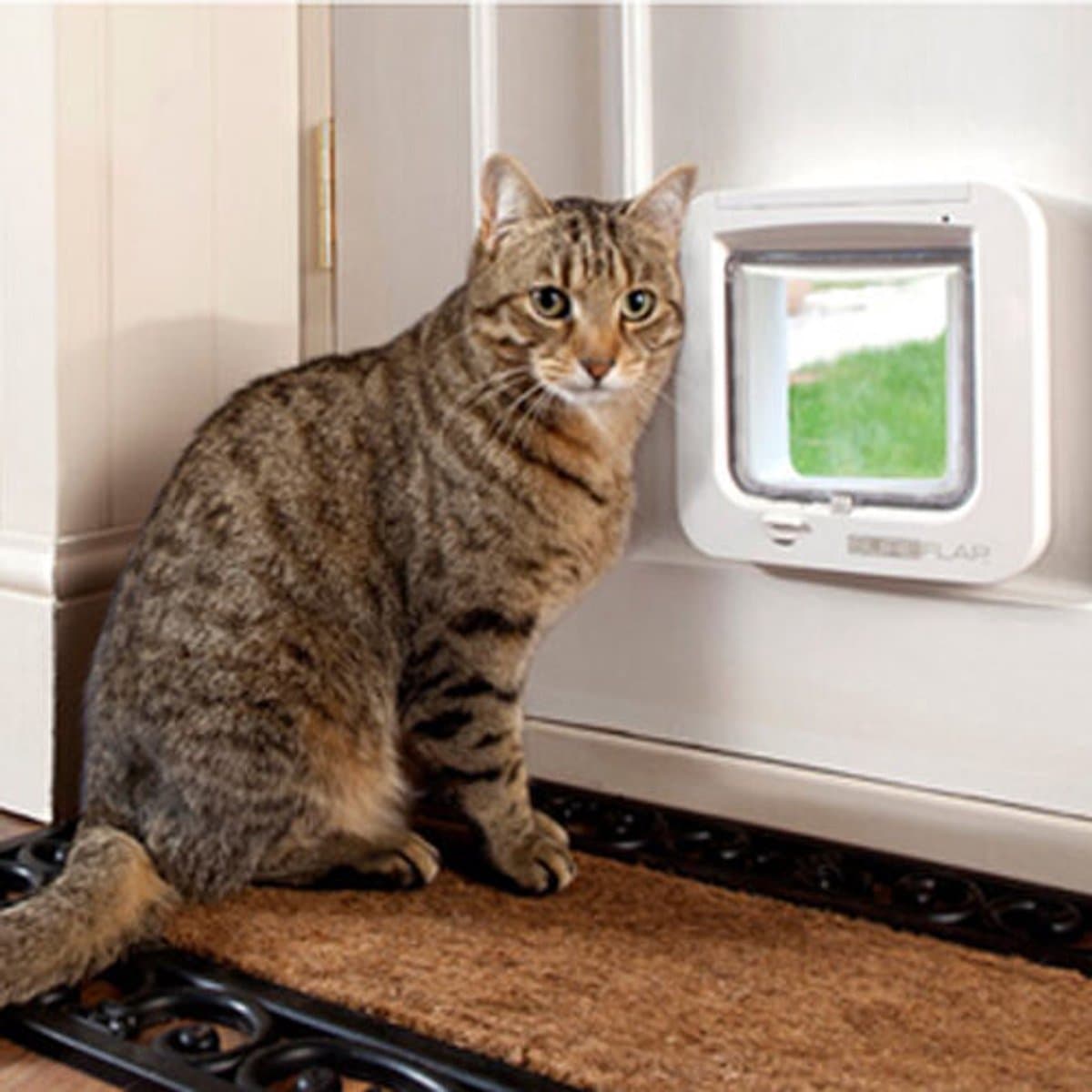 SureFlap Microchip - Kattenluik - Grijs Wit - 12 x 14 cm thumbnail 7
