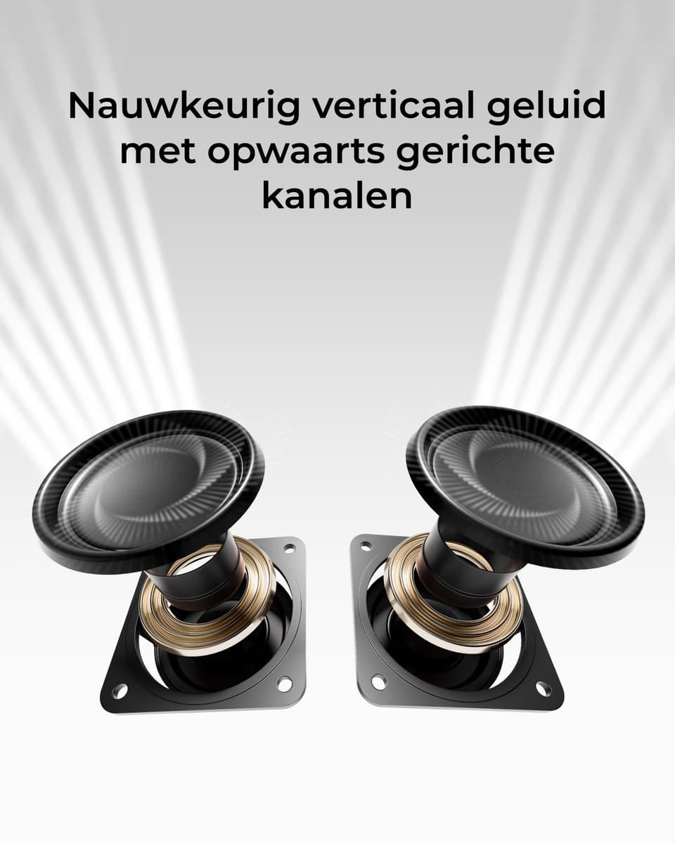 ULTIMEA 3.1.2-kanaals Dolby Atmos soundbar met subwoofer, app-bediening, Bluetooth 5.4, Skywave F30 Boom thumbnail 4