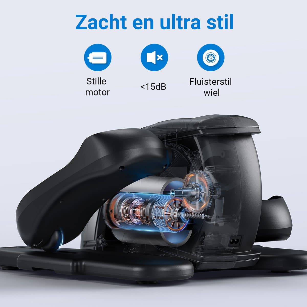 MERACH Mini - Serie - Crosstrainer - 12 niveau trapweerstand - Met afstandsbediening en LCD - scherm - Voor thuis en kantoor gebruik thumbnail 2
