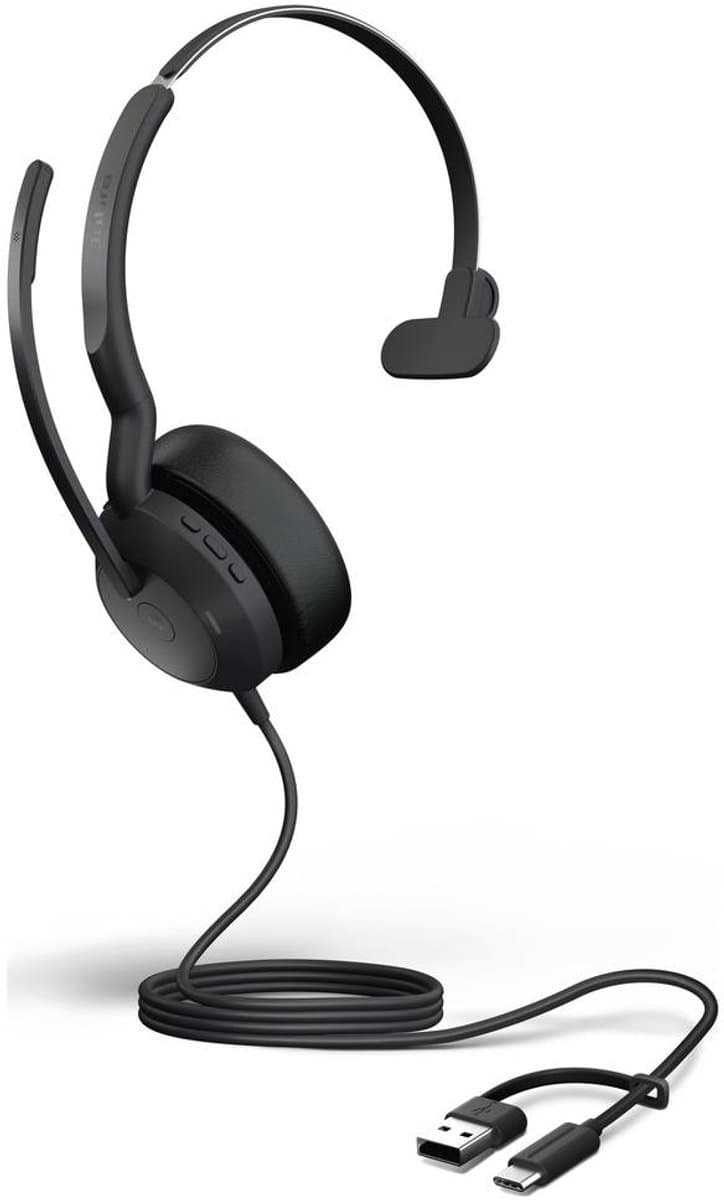 Jabra – Evolve2 50 MS – Mono bedrade headset – ANC – Busylight 360° thumbnail 4
