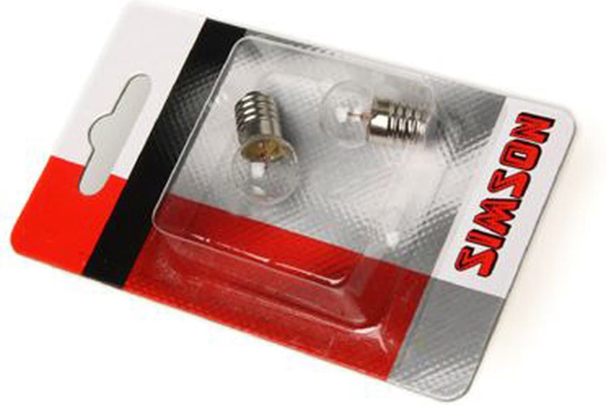 Simson Fietslampjes - Voorlamp - Aluminium - Zilver - 6V - 2,4W - Set van 2 thumbnail 8