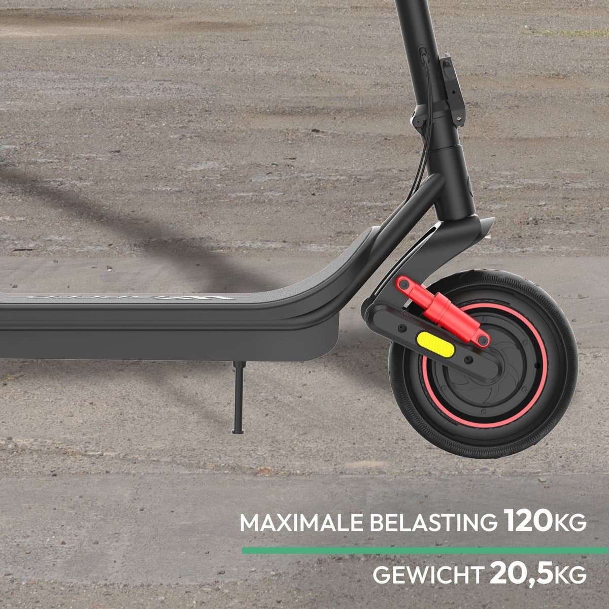 Wispeed Airo V16 elektrische step: 60km bereik, dubbele vering thumbnail 7