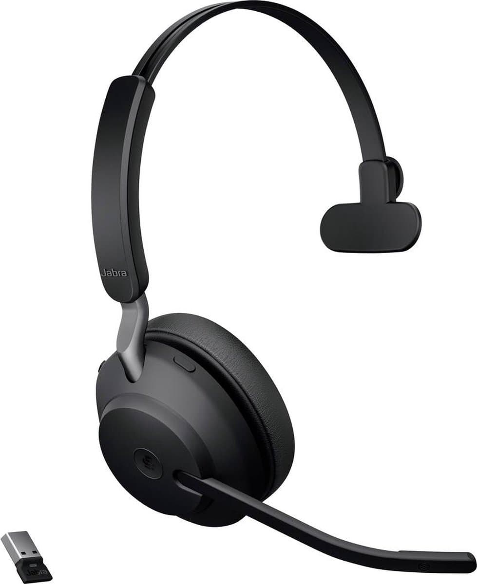 Jabra Evolve2 65 MS Mono - Bluetooth Headset - op oor - omkeerbaar - draadloos - USB-A - ruisisolatie thumbnail 5