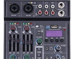 Audio Mixer - XLR Podcast Mixer