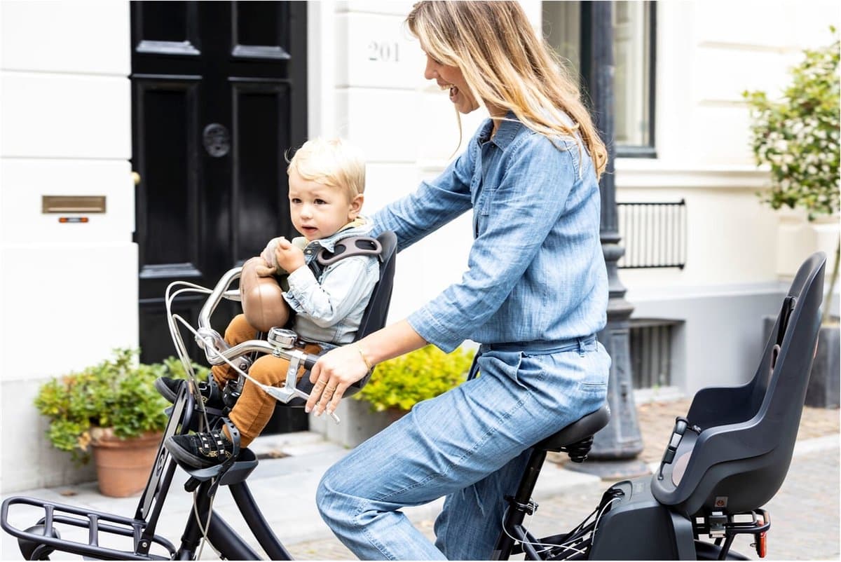 Bobike One Maxi E-BD/bagagedragermontage - ECO - duurzaam fietsstoeltje - kinderzitje - achterzitje - fietszitje - voor achterdrager van een fiets of e-bike thumbnail 5