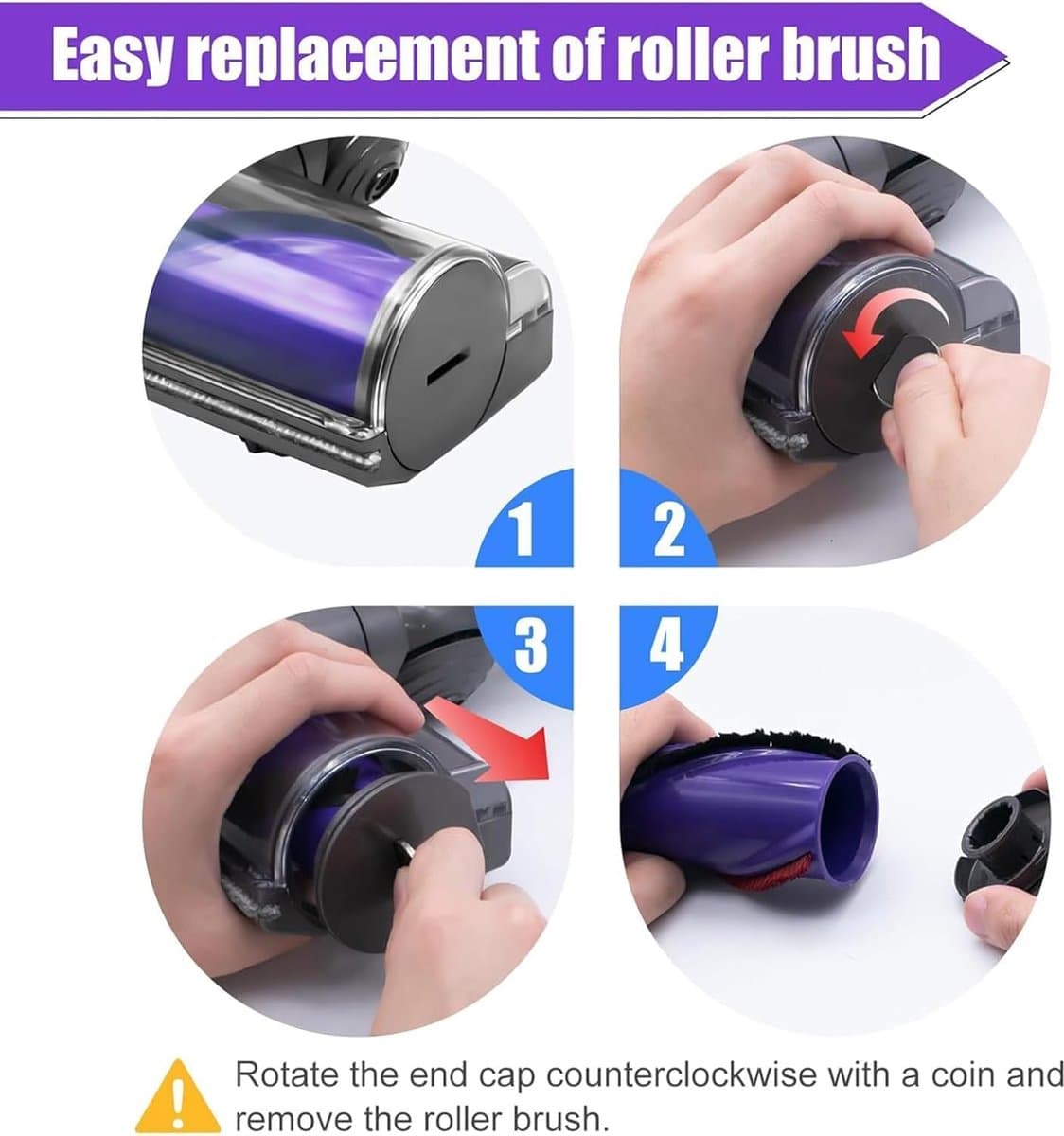 Aangedreven zuigmond Borstelkop voor Dyson V7 V8 V10 V11 V15 SV10 SV11 SV12 SV14 Motorhead Borstel Gemotoriseerde Borstel Tapijt Harde Vloeren Vervangend onderdeel 967483-04 thumbnail 7