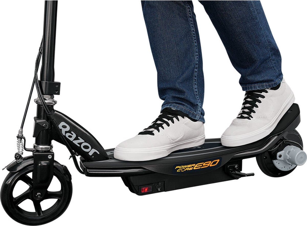 Razor E90 Power Core Black: 80 minuten rijtijd, naafmotor thumbnail 6