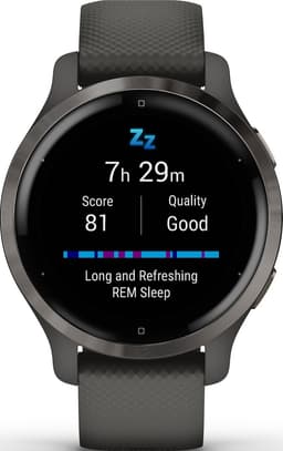 Productfoto van Garmin Venu 2s - Smartwatch voor heren met Stappenteller