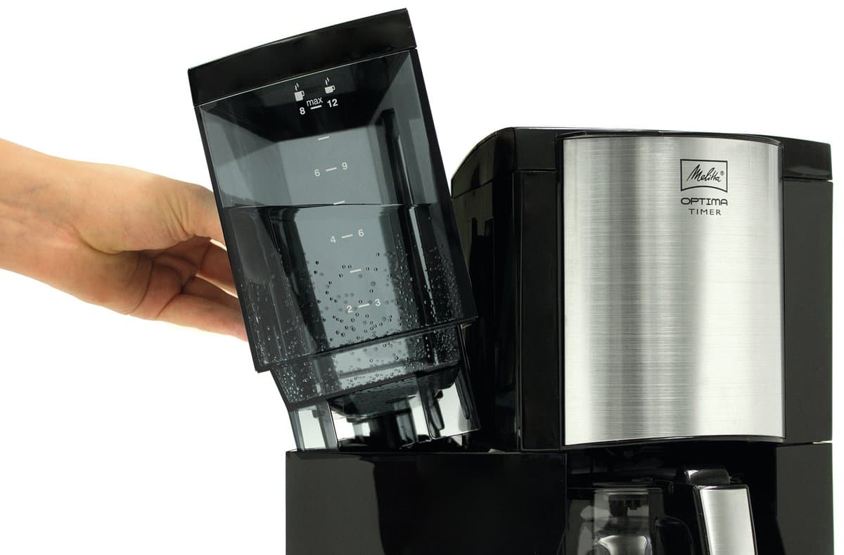 Melitta Optima Timer - Filter-koffiezetapparaat - Zwart thumbnail 5