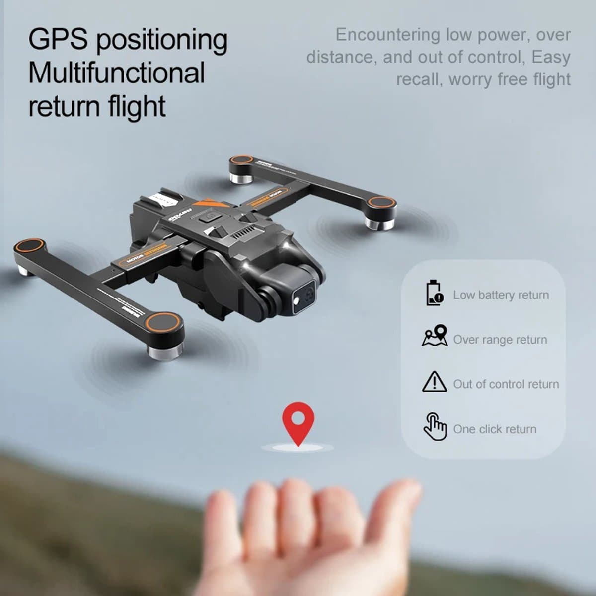 RG700 GPS Drone 8K Professionele HD Dual Camera 5G WiFi Obstakelvermijding Borstelloos Opvouwbaar Quadcopter RC Drones thumbnail 4