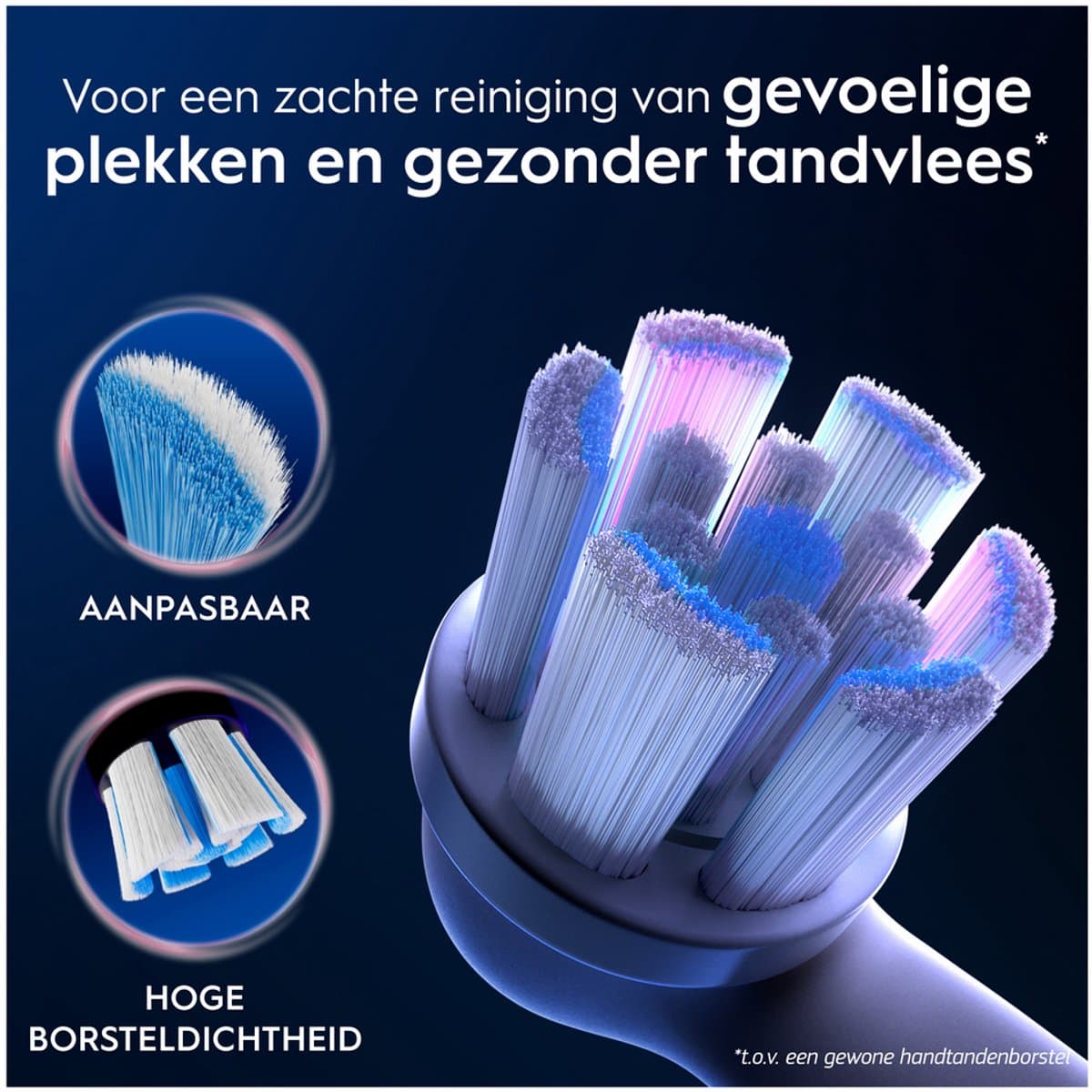 Oral-B iO Gentle Care Originele opzetborstels - Voor Gevoelig Tandvlees - 2 stuks thumbnail 5