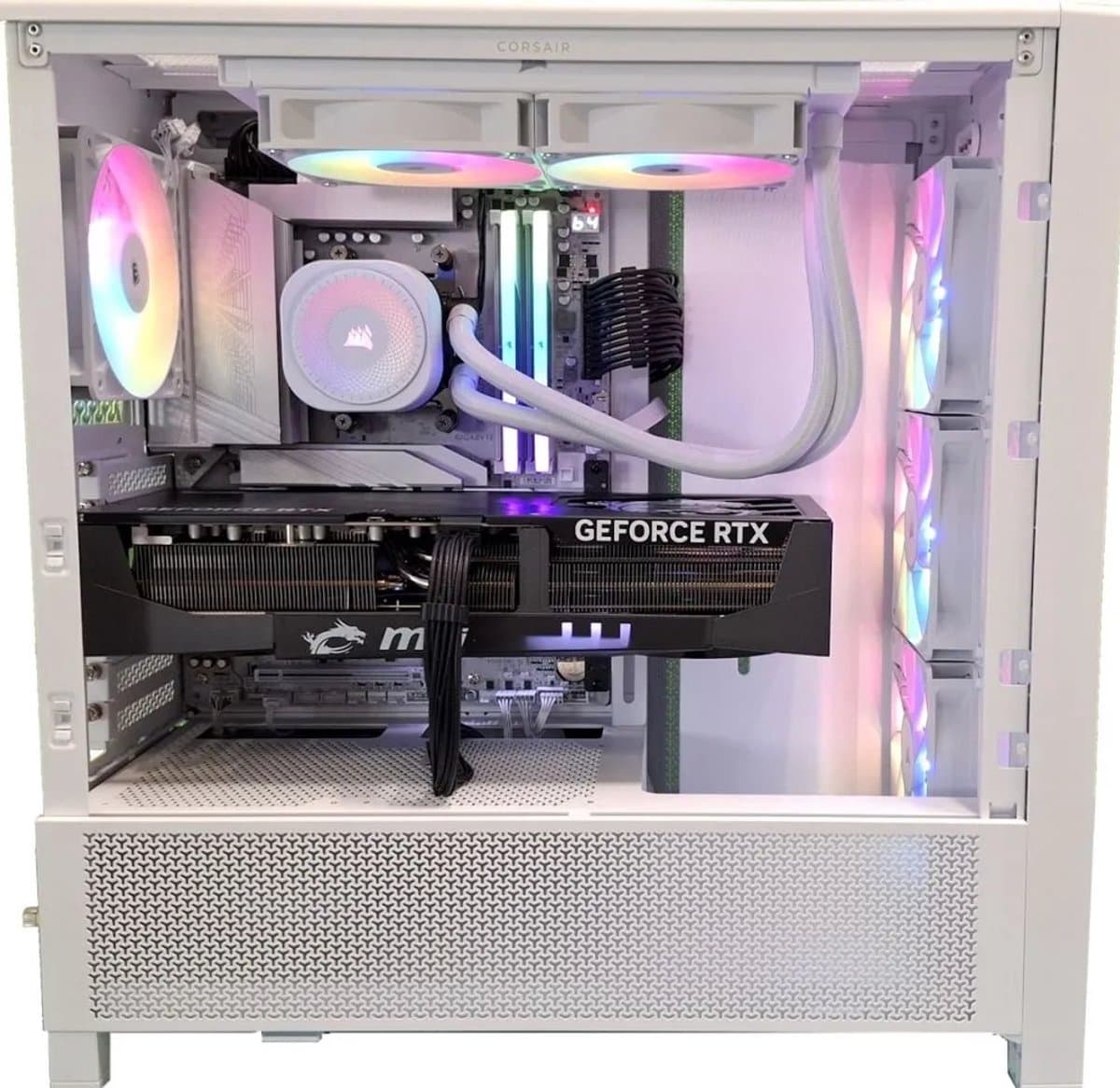 Xenith Epic Corsair Snow - Ryzen 9 9950X3D - GeForce RTX 5090 - 64 GB RGB DDR5 - 4 TB ssd - Windows 11 Pro - wit thumbnail 2