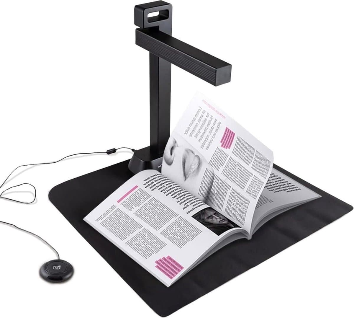 Thuys – Smart Boekenscanner – Documentenscanner via USB – Scanner – Document Camera – Zwart thumbnail 7