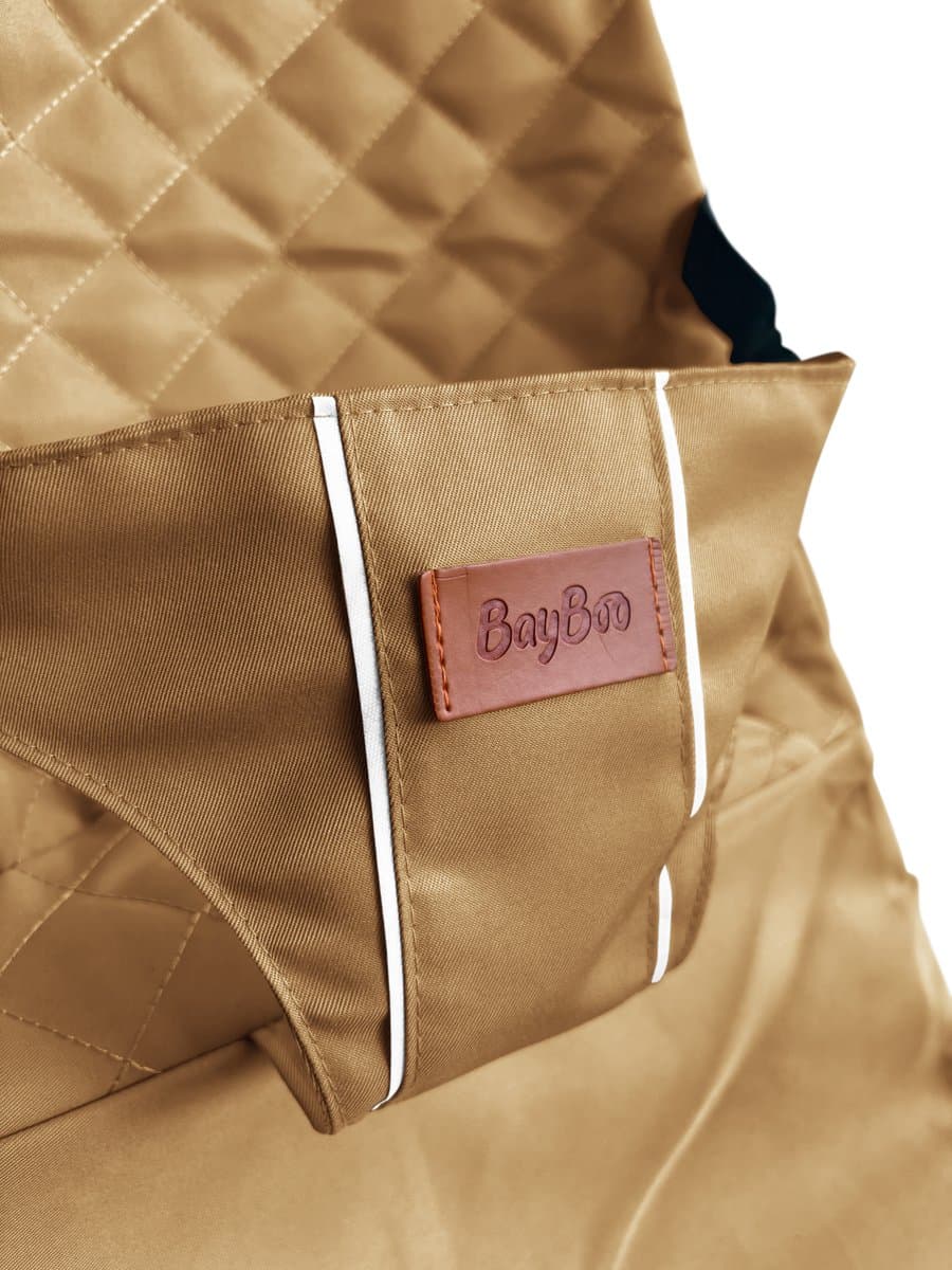 BayBoo Wipstoel Beige - Baby Bouncer - Makkelijk Meenemen - Swing Stoel thumbnail 2