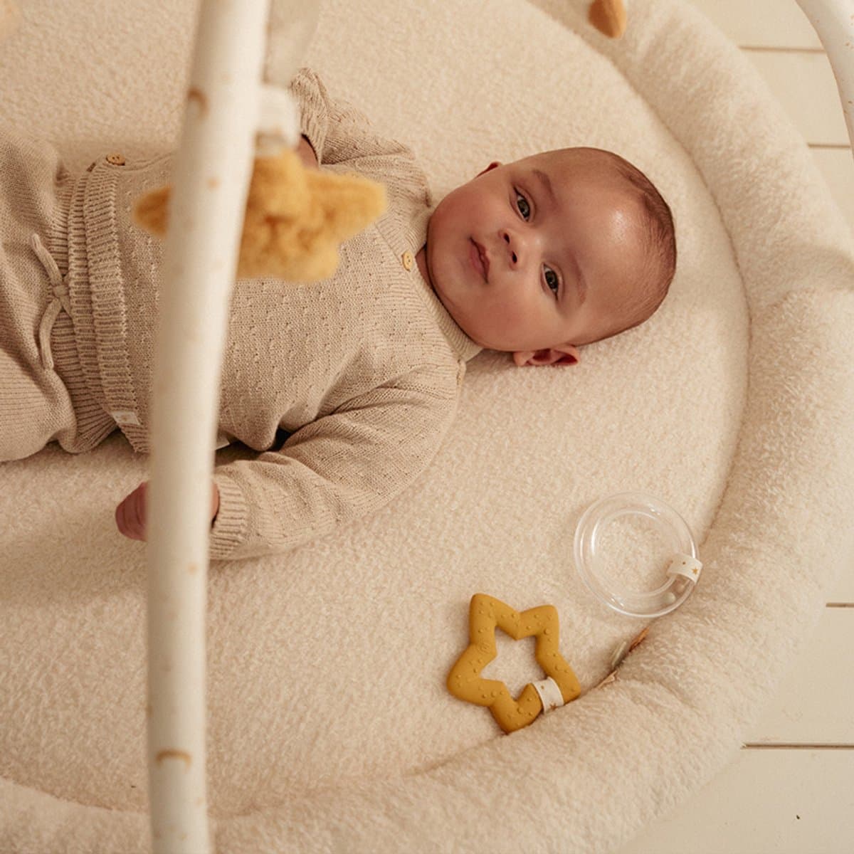 Little Dutch Newborn Naturals Activiteiten Speelkleed - 85 x 85 cm thumbnail 6