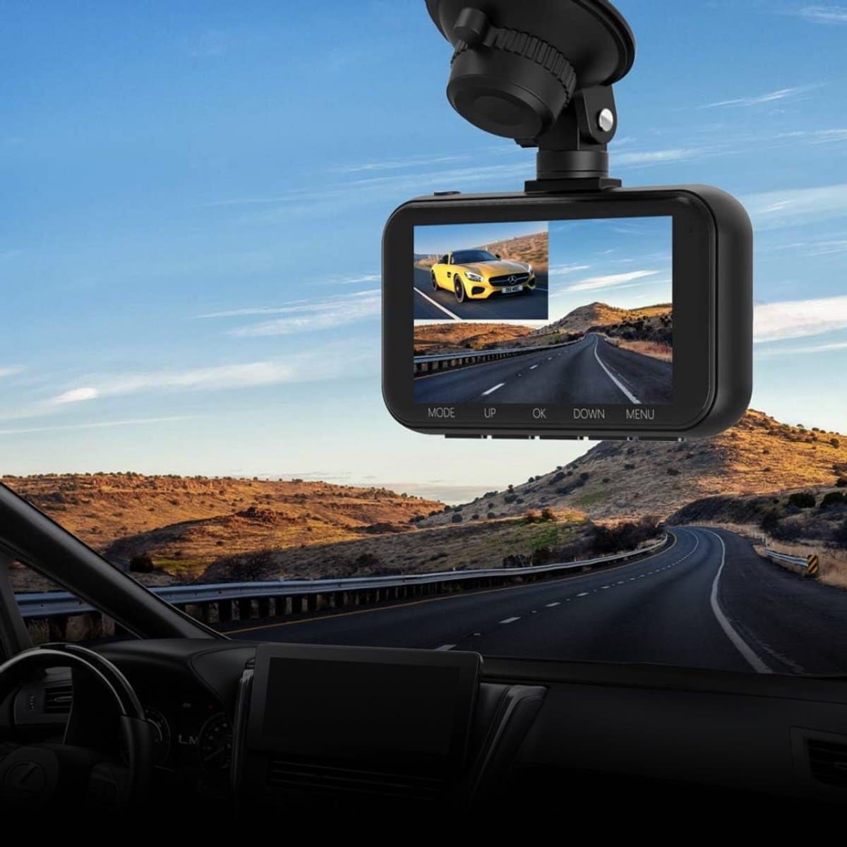 Clerby C1 Pro - Dual Dashcam 4K & 1080p - WiFi - GPS - Nachtzicht - Loop Opname - Inclusief App thumbnail 3