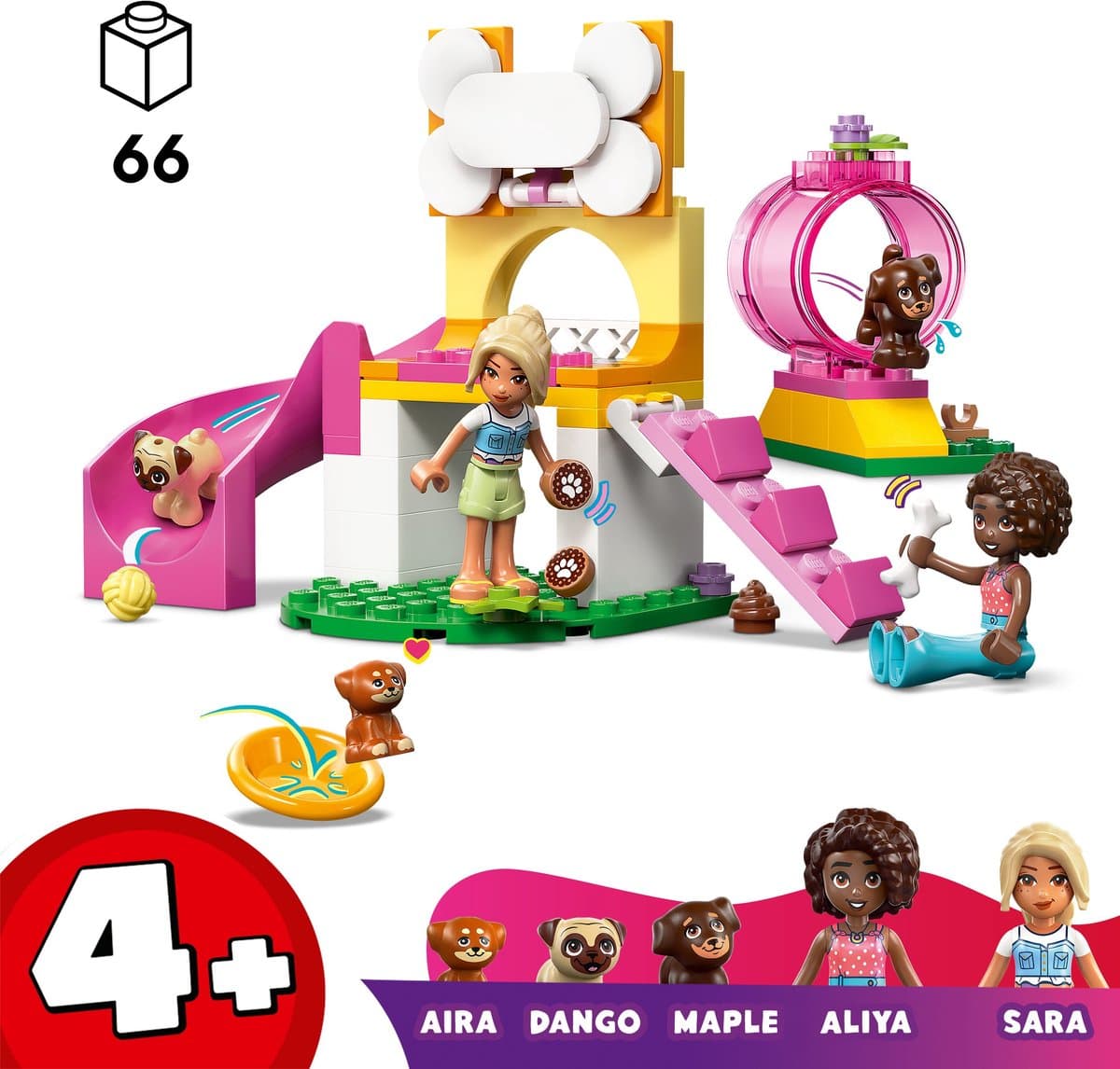 LEGO Friends Hondenspeeltuin: 66-delig bouwpakket voor 4+ met puppy's thumbnail 5