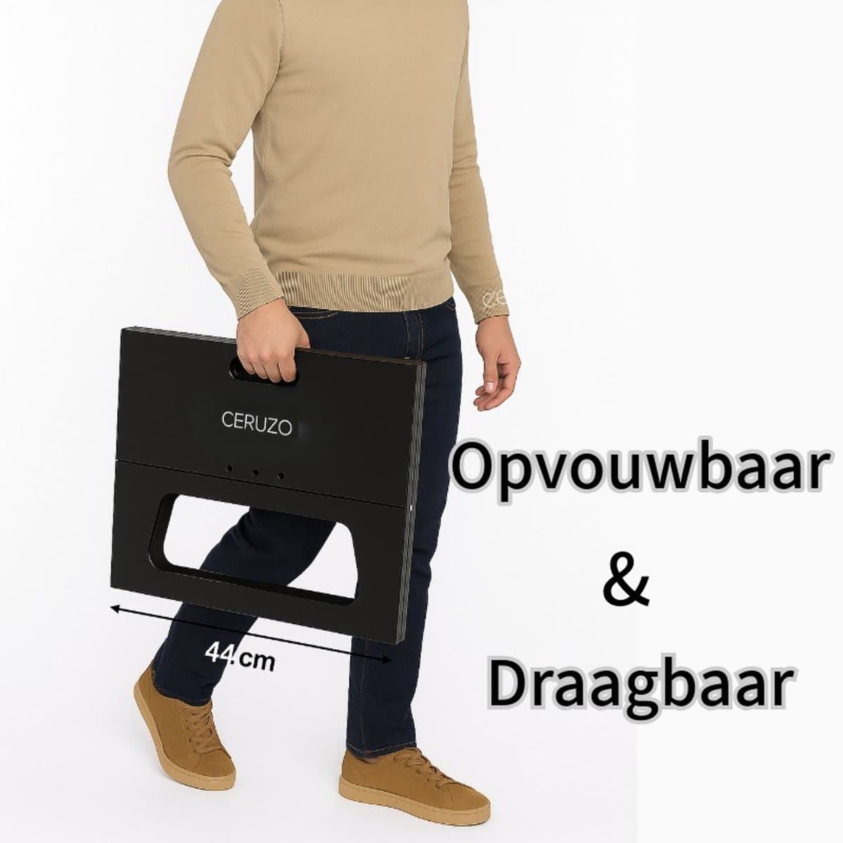 Ceruzo Opvouwbare Budget Barbecue - Draagbaar- Inklapbaar - Houtskool- Camping -Strand -Park thumbnail 3