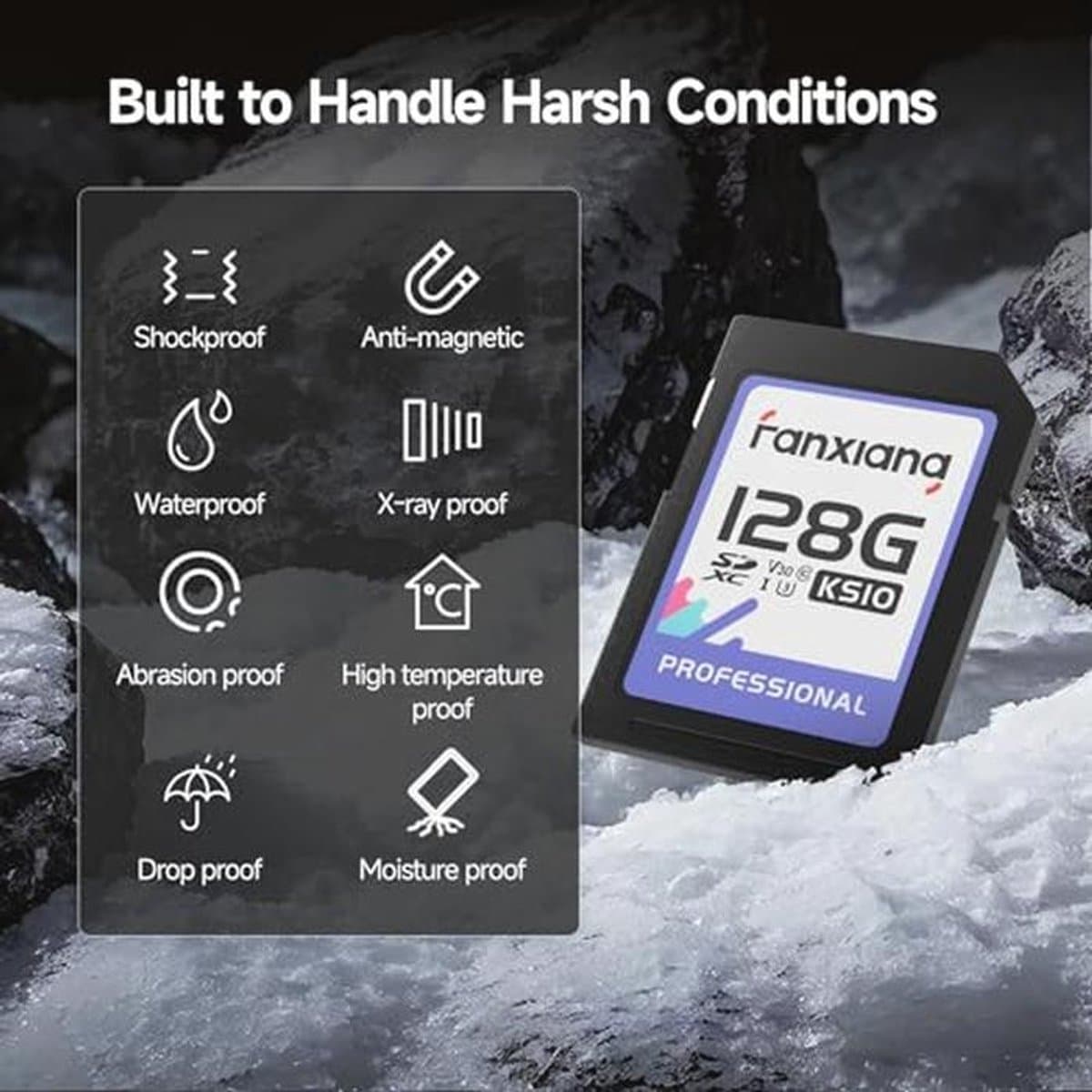 128 GB SD-kaart UHS-I met hoge leessnelheid voor snel gegevensoverdracht thumbnail 6