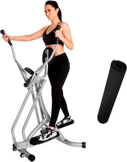 Productfoto van Christopeit Crosstrainer Walker opvouwbaar voor thuisgebruik + beschermmat