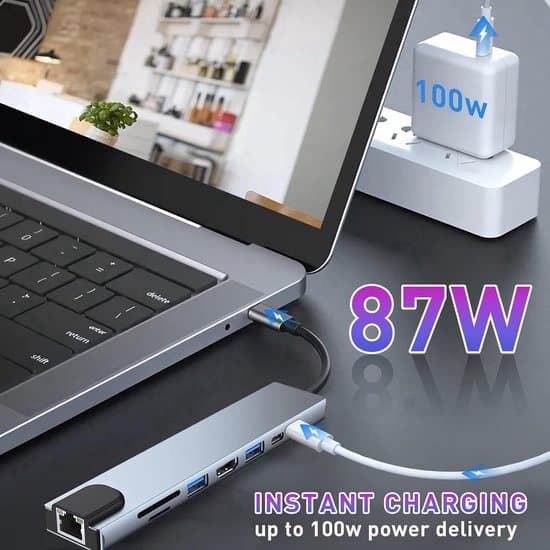 RGG 8-in-1 USB-C-hub thumbnail 3