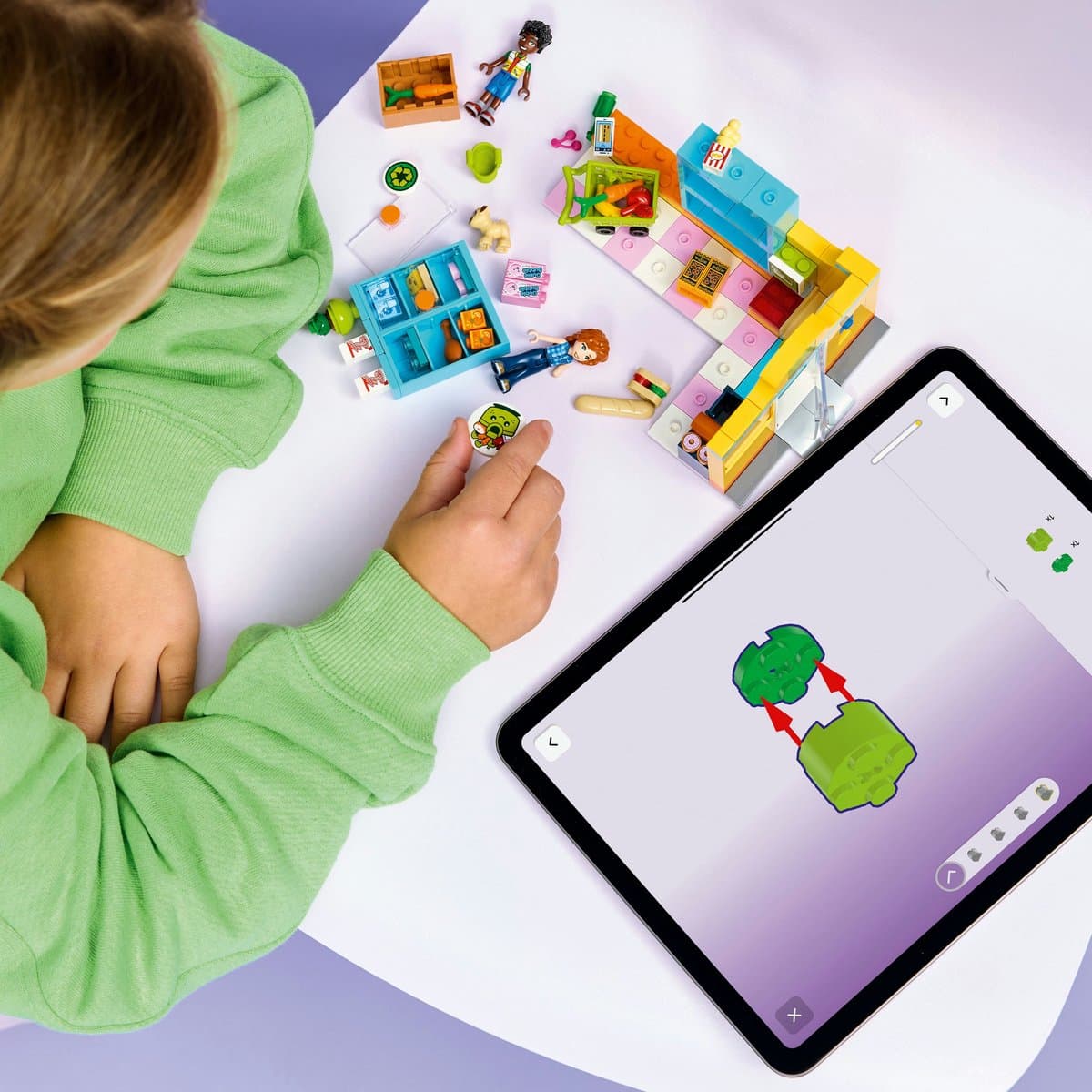 LEGO Friends Heartlake City Buurtsupermarkt - 4 poppetjes thumbnail 2