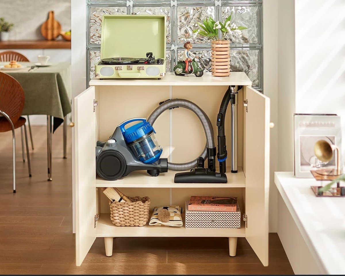 WhirlClean 850W Zakloze Stofzuiger – Lichtgewicht & Krachtig – 2,2L Stofcontainer – Multi-Cyclone Technologie – 5 m Snoer – Voor Tapijt, Harde Vloeren & Dierenhaar – Inclusief 2-in-1 Kierenzuigmond – Compact & Gebruiksvriendelijk thumbnail 2