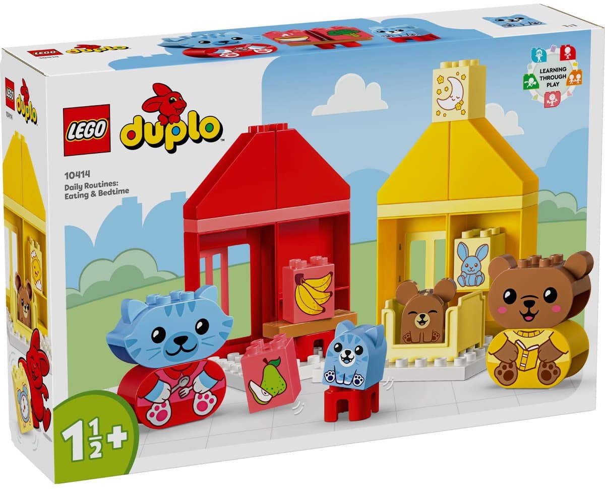 LEGO DUPLO Dagelijkse gewoontes – eten en slapen voor peuters