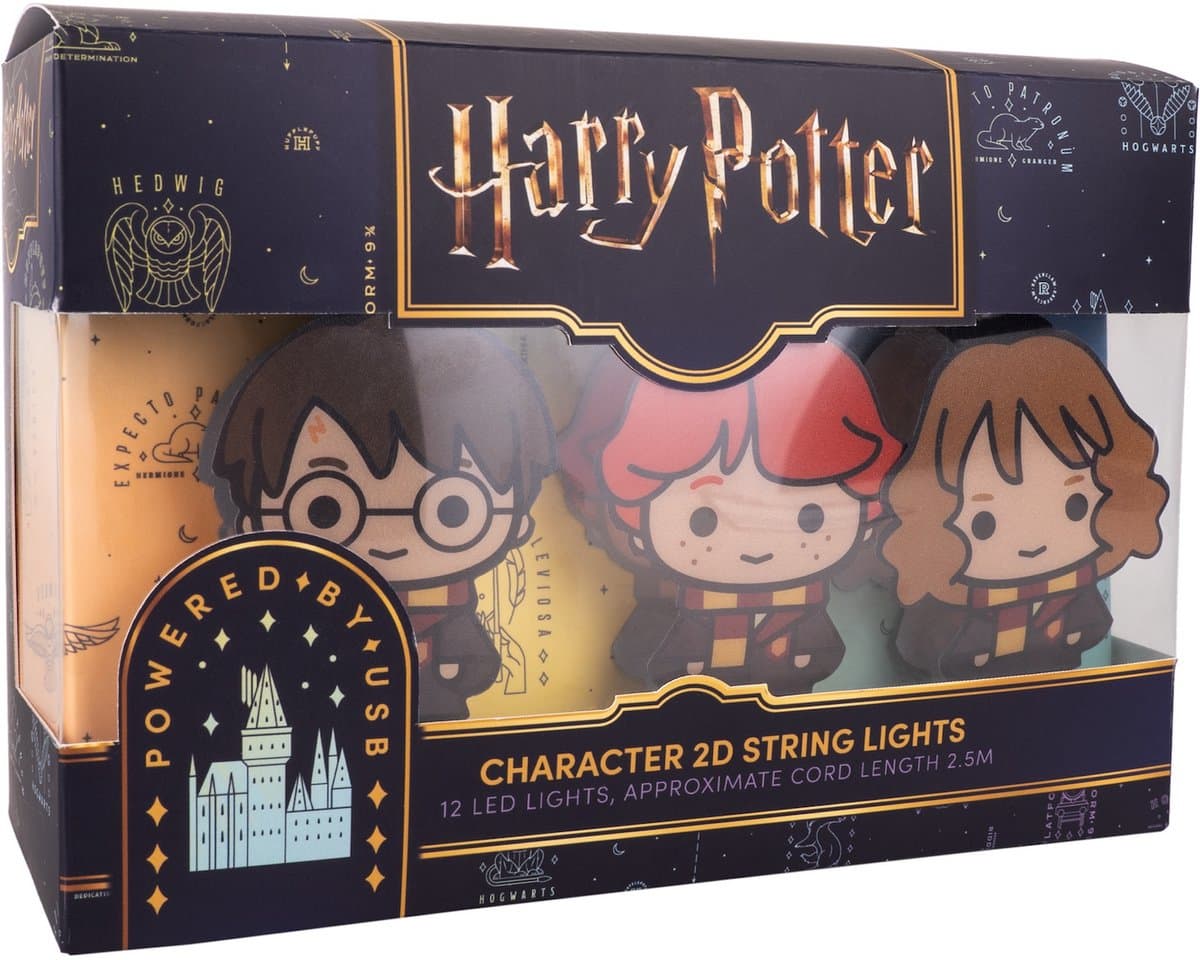 Harry Potter - lichtsnoer - met personages - 12 lampjes - 2,5 meter lang - USB-C thumbnail 7