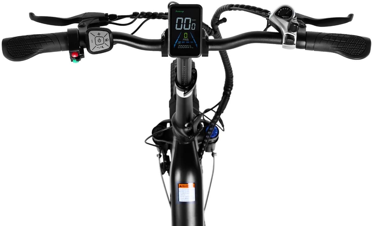 Pixar Plus7 Elektrische Fiets - 250 W Motor - 48V20,4Ah Accu- 20*3″ Dikke Banden - 90 km Maximaal Bereik - Shimano 7-versnellingen - Zwart thumbnail 3