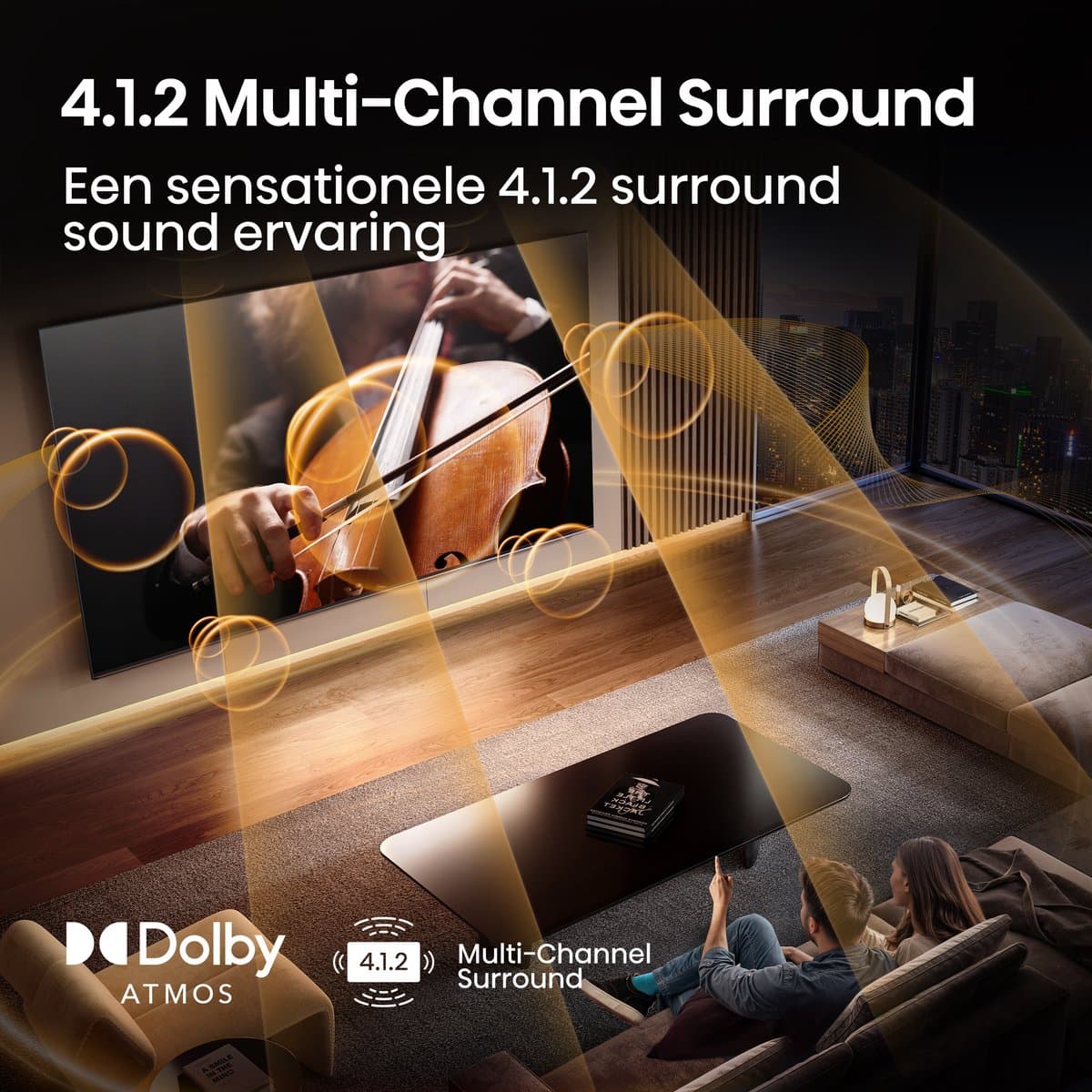 Hisense 75U8Q - 75 inch - 4K MiniLED - 2025 thumbnail 6