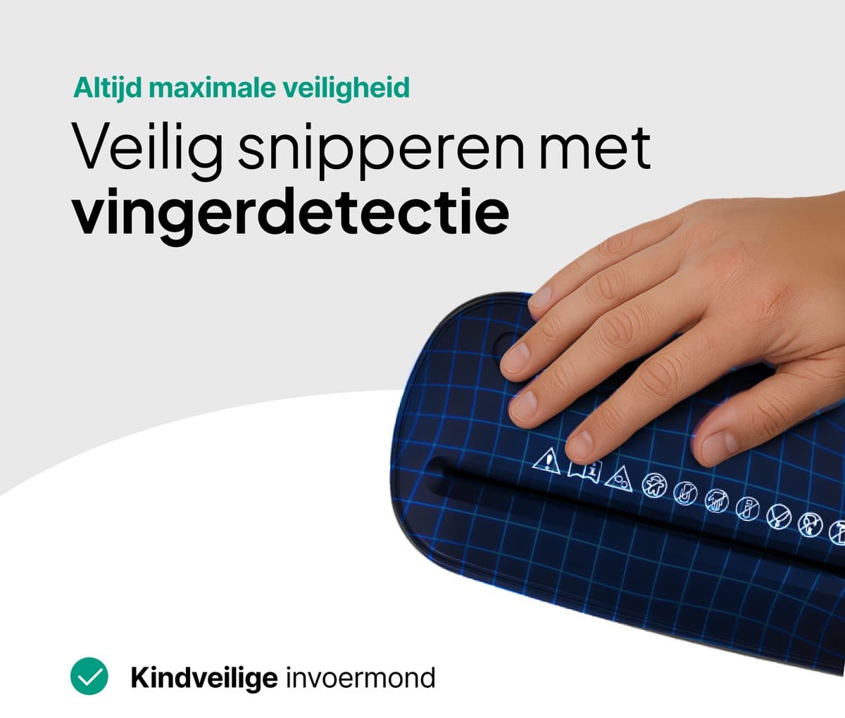 Papierversnipperaar Voor Thuis - Compacte Papiervernietiger 8 Liter - Vernietigt 6 Vel - Stroken P2 - Zwart - Vivid Green thumbnail 6
