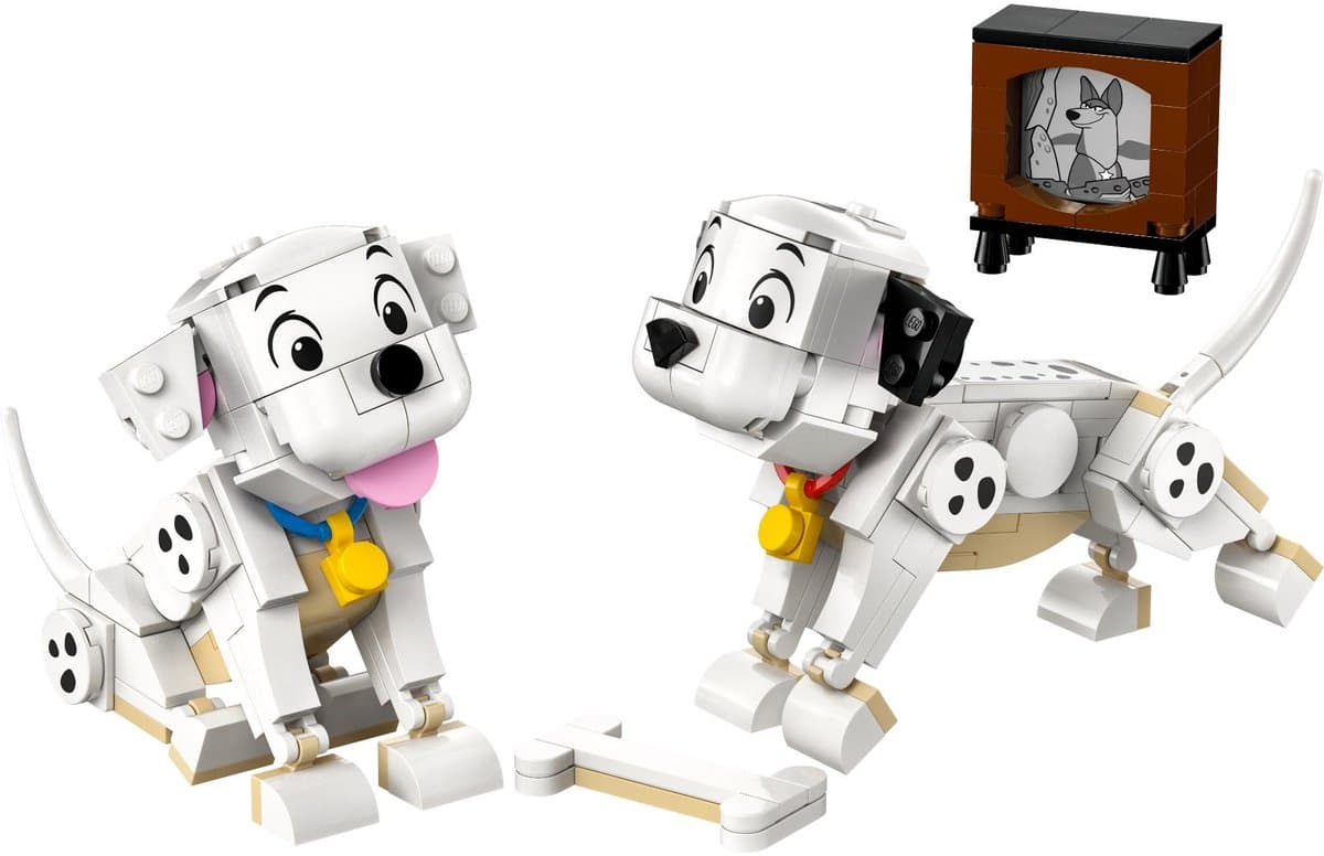 LEGO Disney Lucky en Penny 101 Dalmatiërs: 2 bouwbare puppy's, 268 onderdelen thumbnail 8