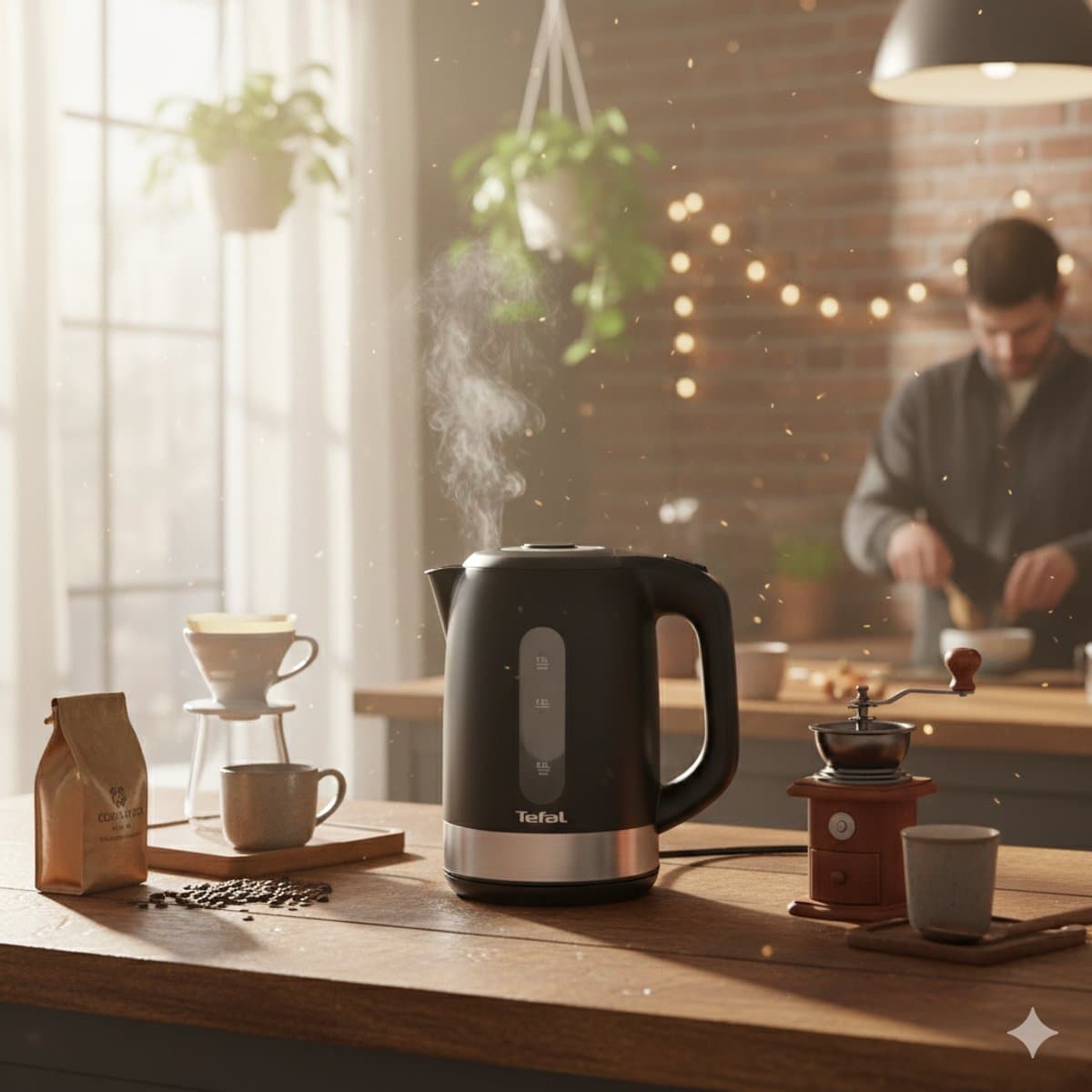 Tefal KO3308 - Waterkoker - 1,7L - Met Automatische Uitschakeling - 2400W - Zwart thumbnail 4