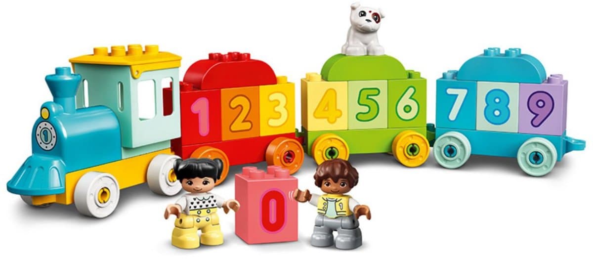 LEGO DUPLO Getallentrein: leren tellen met 10 cijferstenen thumbnail 8