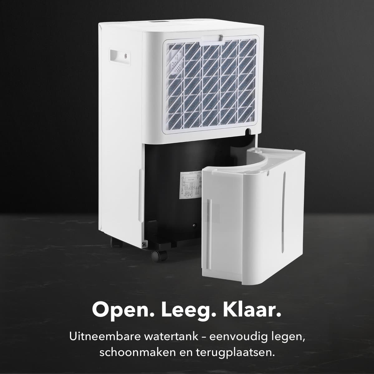 Dryconic Luchtontvochtiger 20L – automatische vochtregeling – 4L tank – drainage – krachtige ontvochtiging thumbnail 8