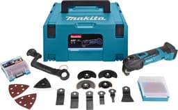 Productfoto van Makita DTM51ZJX3 Multitool 18V - Oscillerend, 16 accessoires
