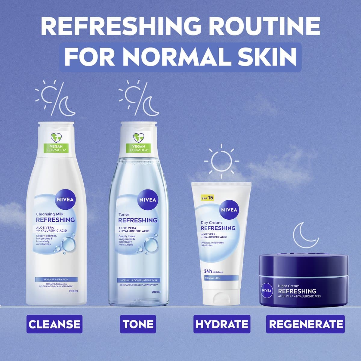 NIVEA Essentials Verfrissende Tonic Gezicht - Reinigingstonic - Toner Gezichtsreiniger Normale tot gemengde huid - Lotusextract - Vitamine E - 200 ml thumbnail 5