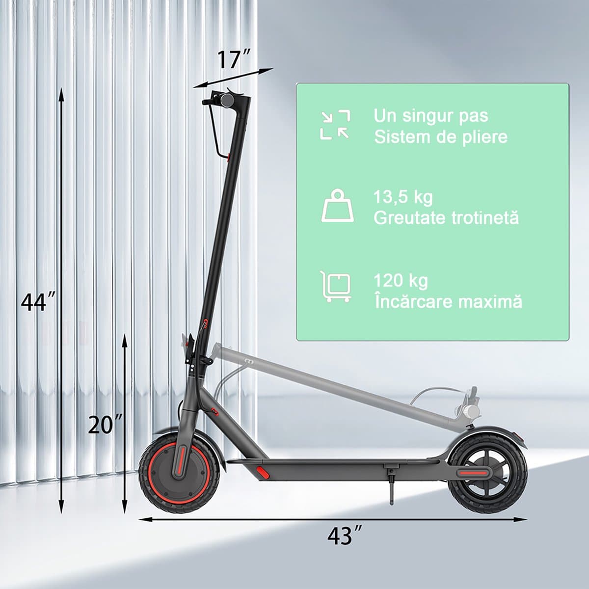 AOVOPRO LP60: 250W e-step met app-bediening en 25 km/u thumbnail 7