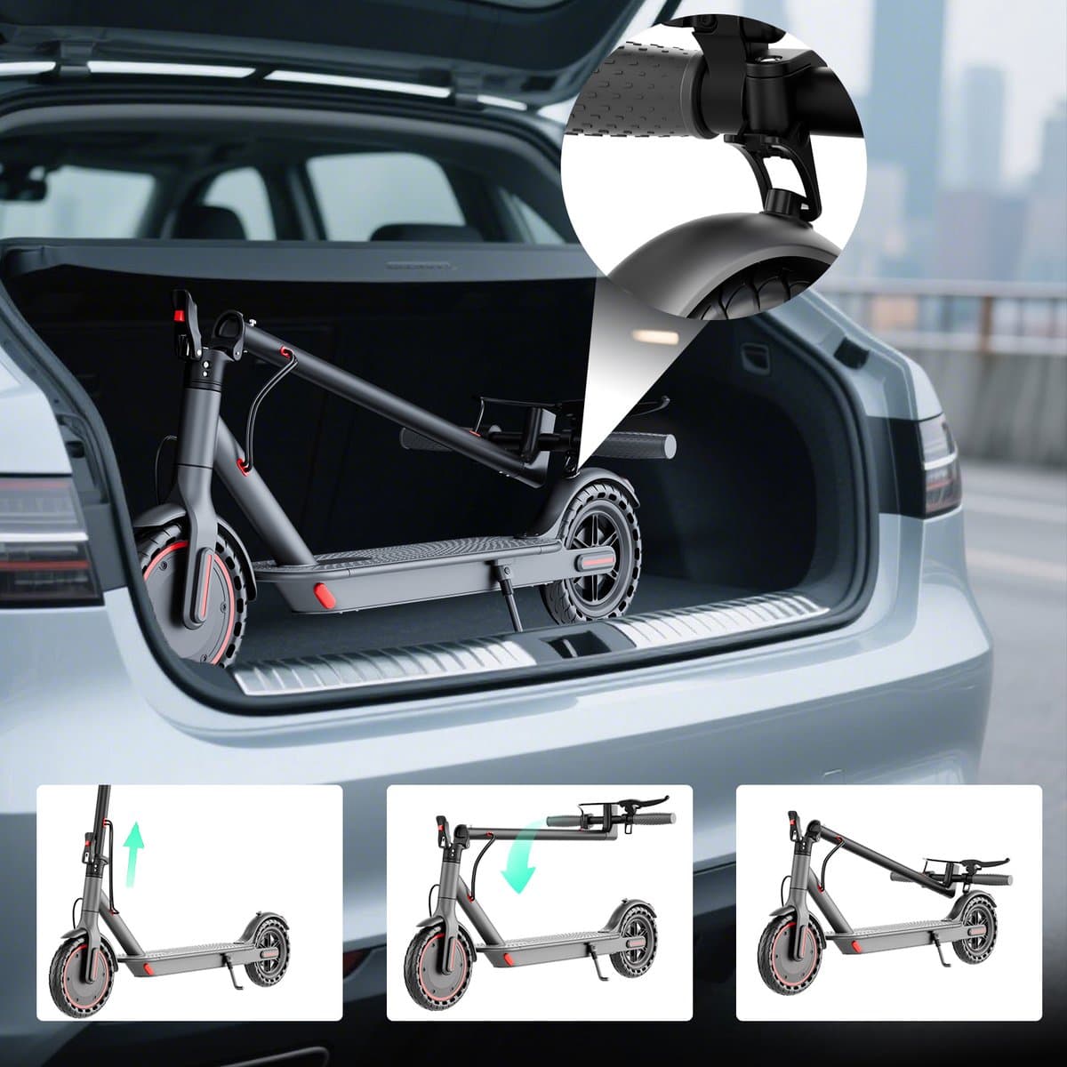 AOVOPRO LP60: 250W e-step met app-bediening en 25 km/u thumbnail 6