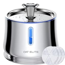 Productfoto van CatElite Mist RVS drinkfontein met 2,5 liter inhoud